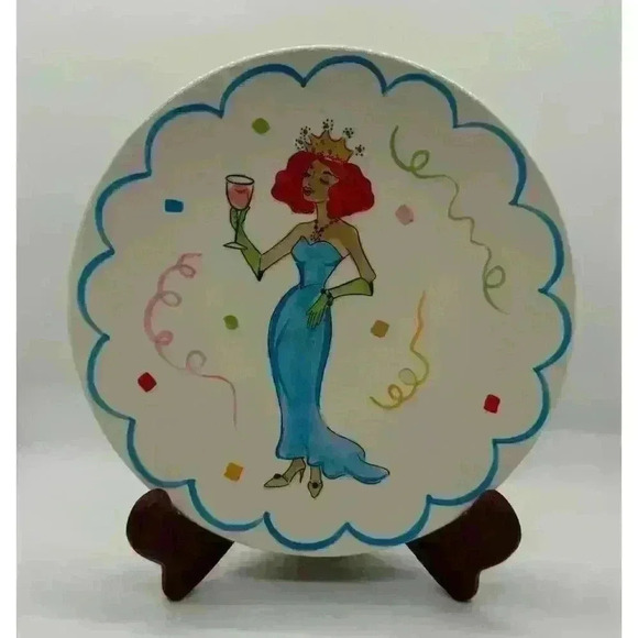 Kate williams Other - Kate Williams Design for Brylane Wishes - single plate Red Hair Princess Queen